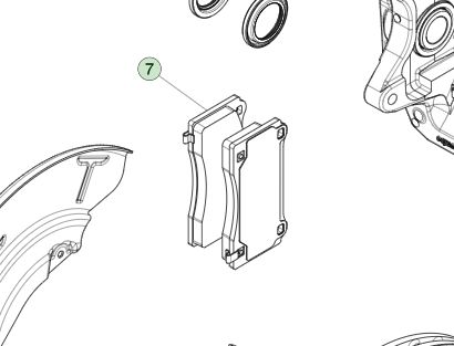 ชุดผ้าเบรกหน้า SPORT 8008284-00-D เพิ่มสมรรถนะการเบรกของ Tesla