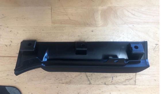 ผนังล้อมือซ้ายสําหรับ Tesla Model X 2015-2021 สีดํา พลาสติก