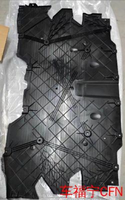 แผ่นบังลมหลังสีดำสำหรับ Tesla Model S/X 2021 พลาสติก ABS