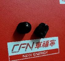 ฝาครอบกันฝุ่น TPMS สำหรับ Tesla Model 3/Y/X/S - ฝาครอบวาล์วลมพลาสติกสีดำ