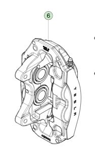 คาลิปเปอร์เบรกล้อหน้าซ้าย Tesla Model 3 8008202-00-A 2017-2023