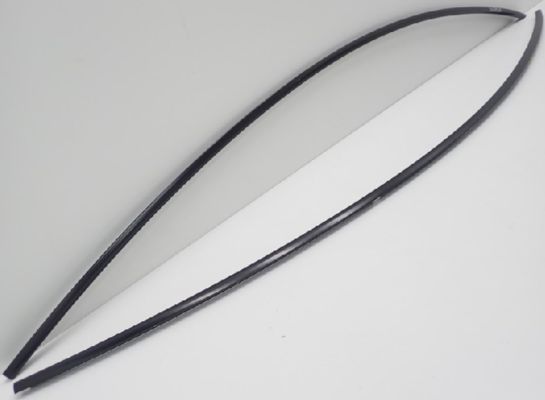 ตกแต่งภายนอกยางดําสําหรับ Tesla Model 3 2017+ 212x26x5mm