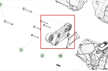 Tesla Model X แขนรับแรงบิด 1500 N*m SDU-F 2015-2021