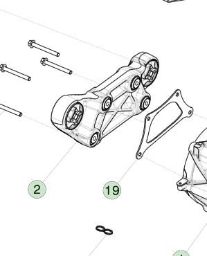 Tesla MX/MS SDU-F กระบอกปฏิกิริยาทอร์ค 1052783-00-C 1800 N*m ความจุ
