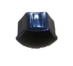 ผ้าปิดล้อหมึกสีดําแมท สําหรับ Tesla Model S/3 22mm 15mm ABS พลาสติก