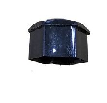 ผ้าปิดล้อหมึกสีดําแมท สําหรับ Tesla Model S/3 22mm 15mm ABS พลาสติก