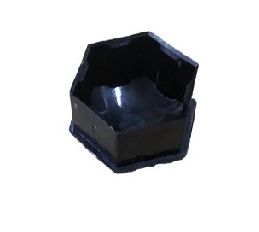 ผ้าปิดล้อหมึกสีดําแมท สําหรับ Tesla Model S/3 22mm 15mm ABS พลาสติก