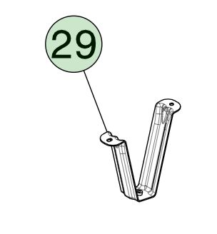 ชุดประกอบขายึดท้ายรถด้านซ้ายทนทานสูงสำหรับ Tesla Model X (2015-2021) ชิ้นส่วน OEM หมายเลข 1049739-00-G